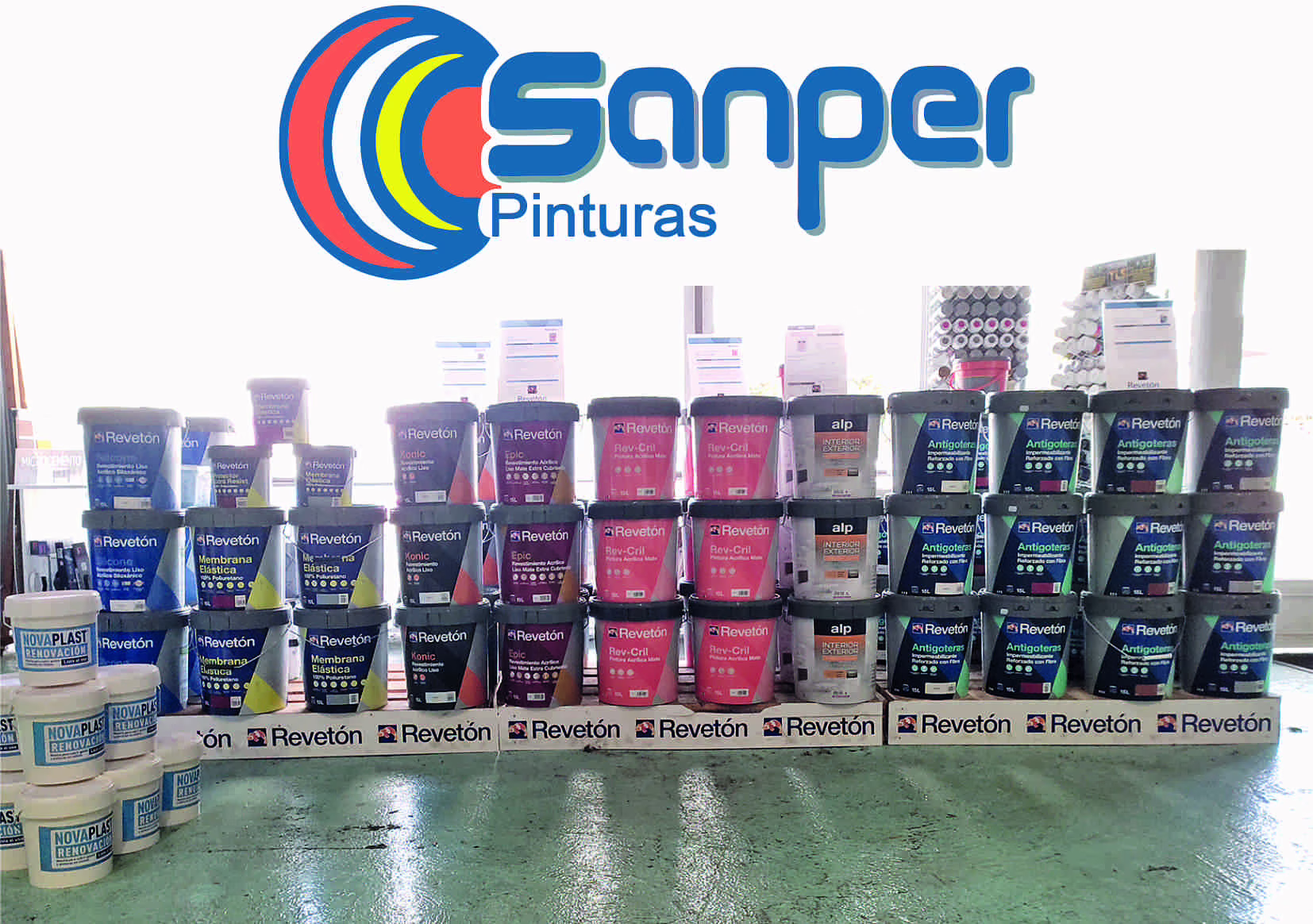 Pinturas de calidad Almacenes Sanper SL. Pinturas de calidad